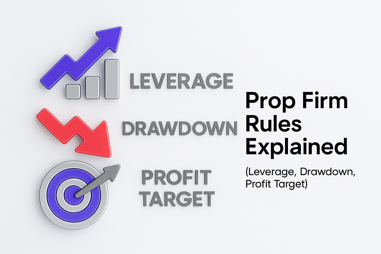 Prop Firm Rules Explained (Leverage, Drawdown, Profit Target)